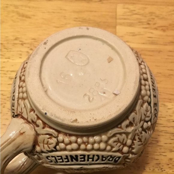 Vintage German square mugs from the 1930’s. - Picture 6 of 7